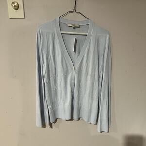 Loft baby blue lightweight cardigan